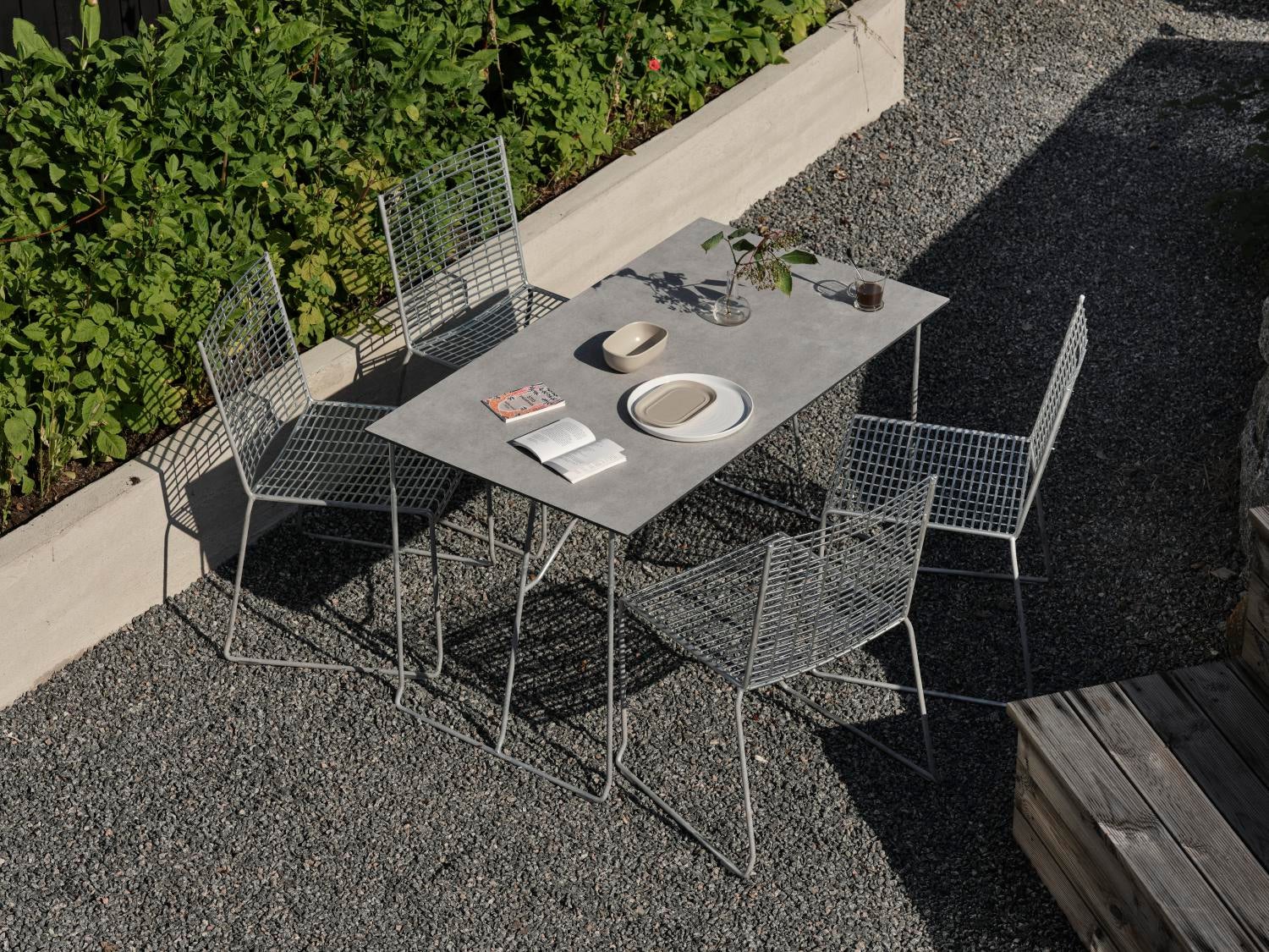 Laminat Tischplatte Beige/terrazzo