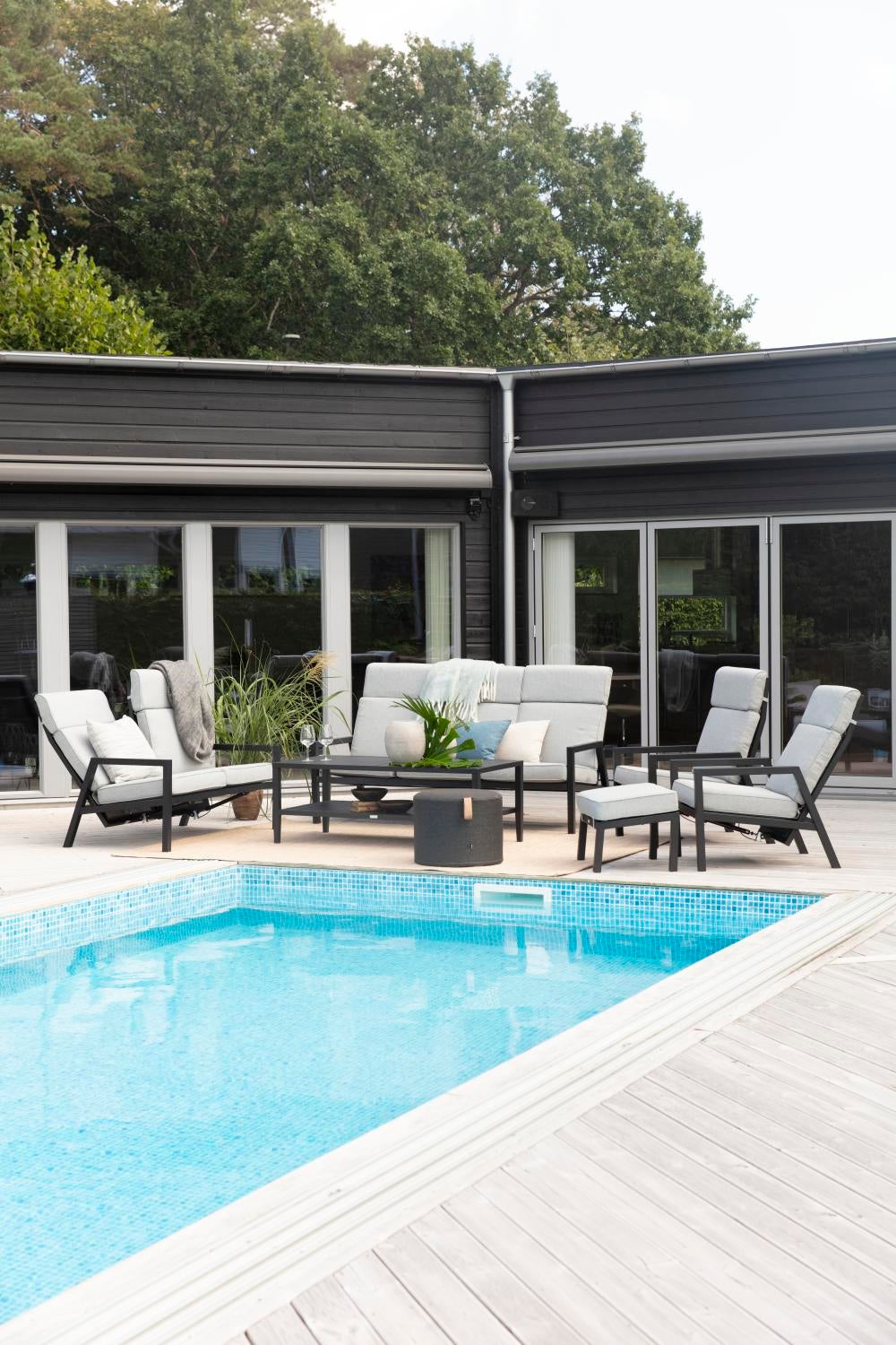 Belfort Positionssessel Schwarz/Pearl Grey