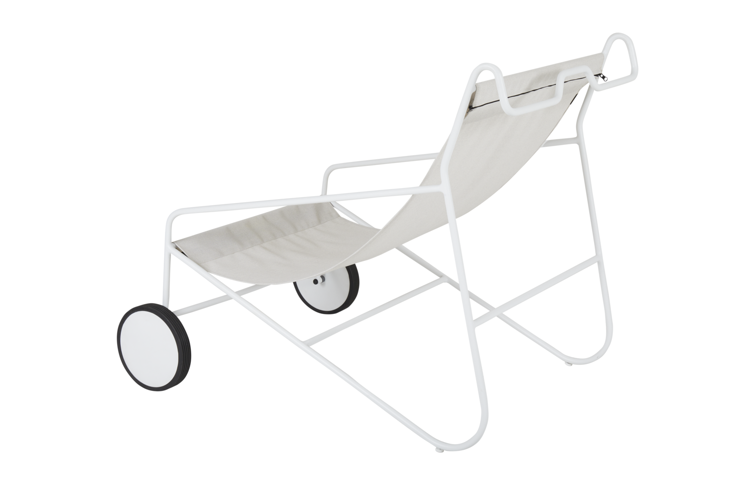 Poul Chair Loungesessel White_Offwhite