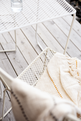 Haru Café-Tisch Pearl white