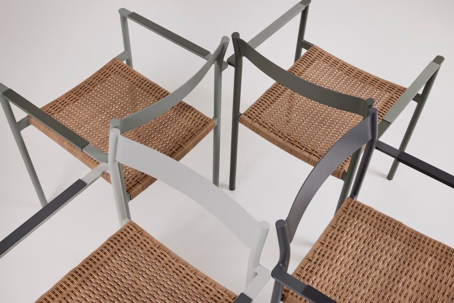 DK Diningstuhl Light Grey/Natur