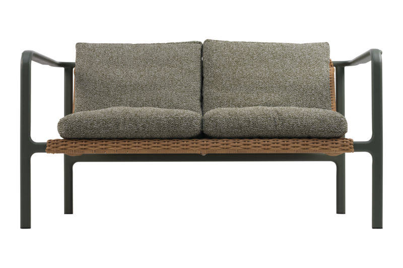 Motty 2-Sitzer Sofa Nordic Green/Teddy Verde