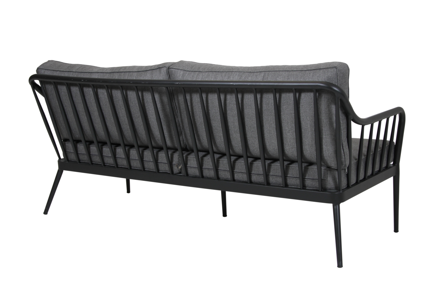 Coleville 2,5-Sitzer-Sofa Schwarz/grau