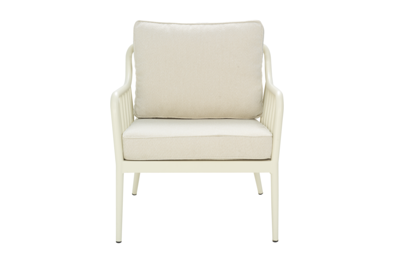 Coleville Sessel Pearl White/Dot Beige