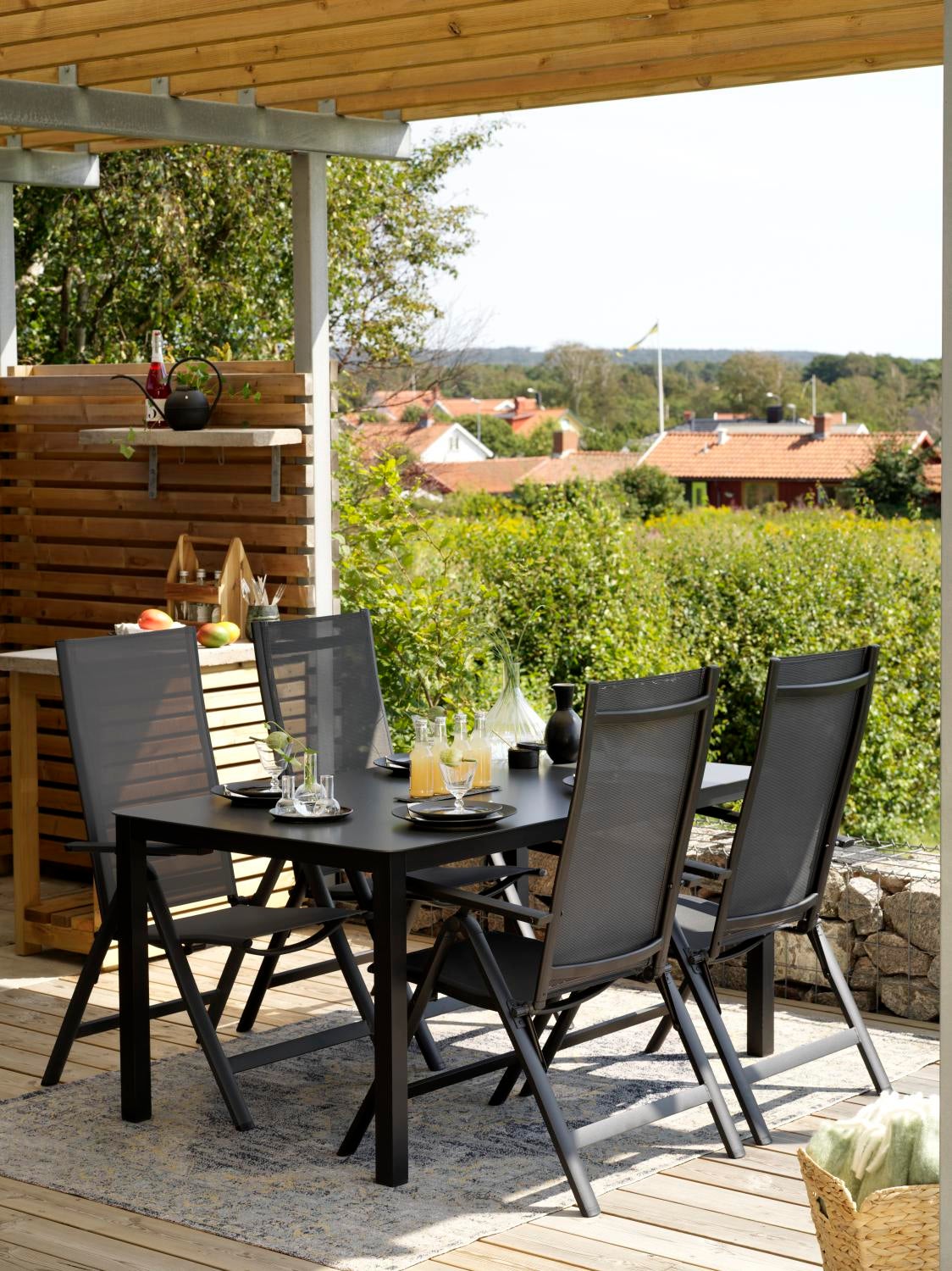 Rana Positionsstuhl Schwarz/shwarz