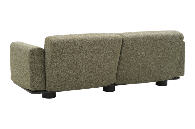 Bolster 1_Soffa_2,5-sits Anthrazit/Teddy Verde