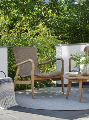 Lilja Lounge Sessel Natur/beige