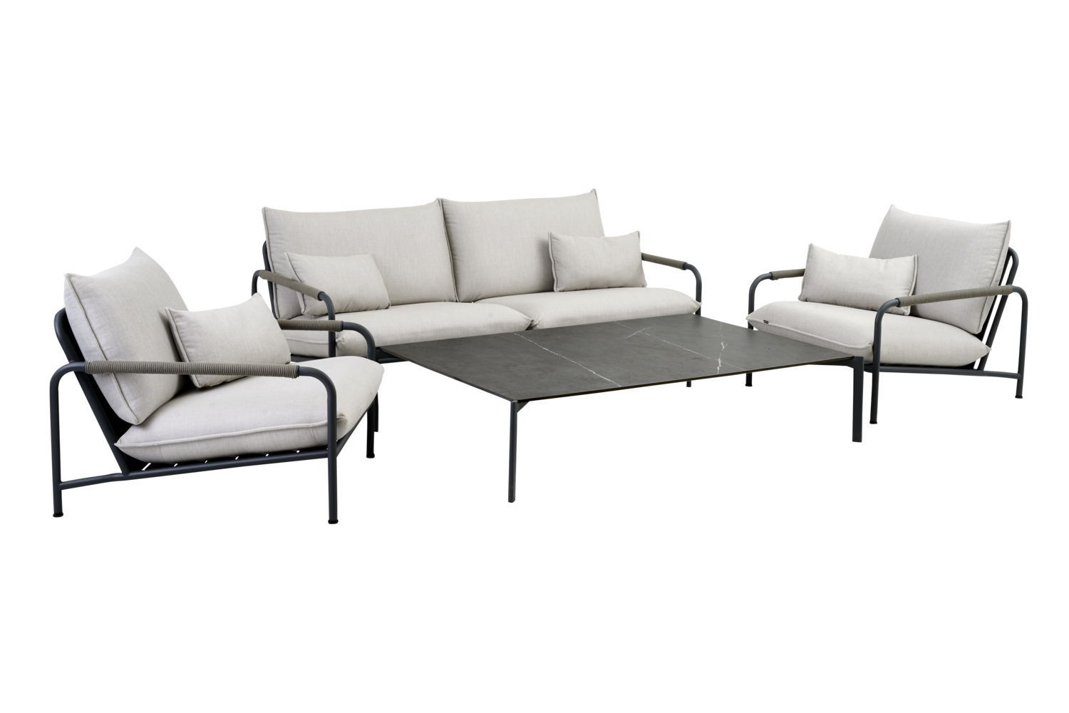 Lerberget 2,5-Sitzer-Sofa Antrazit/ash