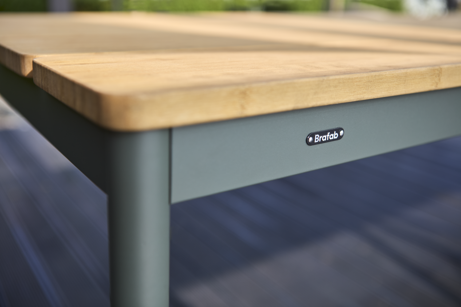 Nox Esstisch Nordic Green/Bamboo