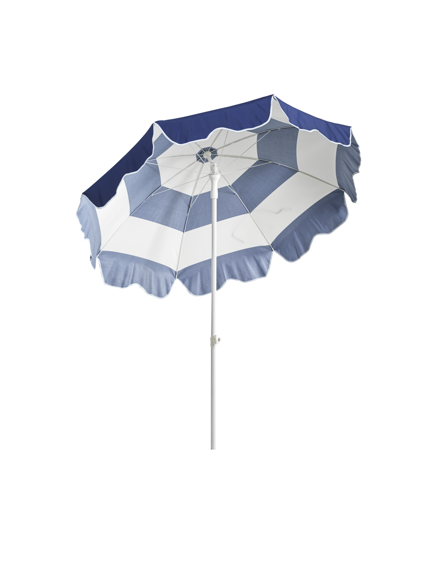 Follina Sonnenschirm Blau/Weiß
