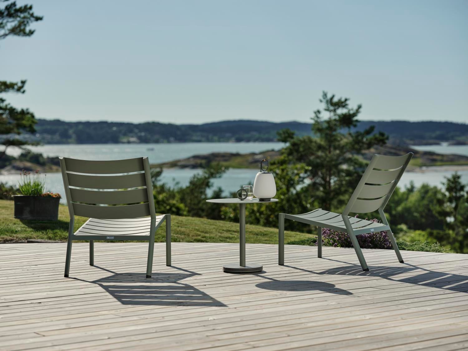 Delia Loungesessel Dusty Green