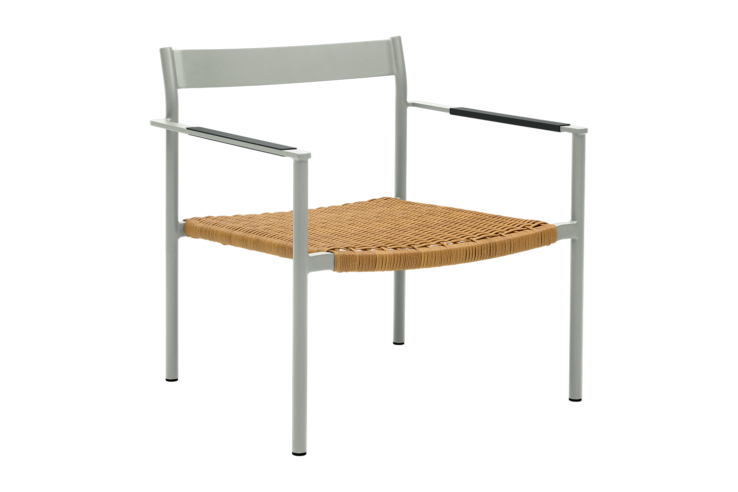 DK Loungesessel Light Grey/Natur