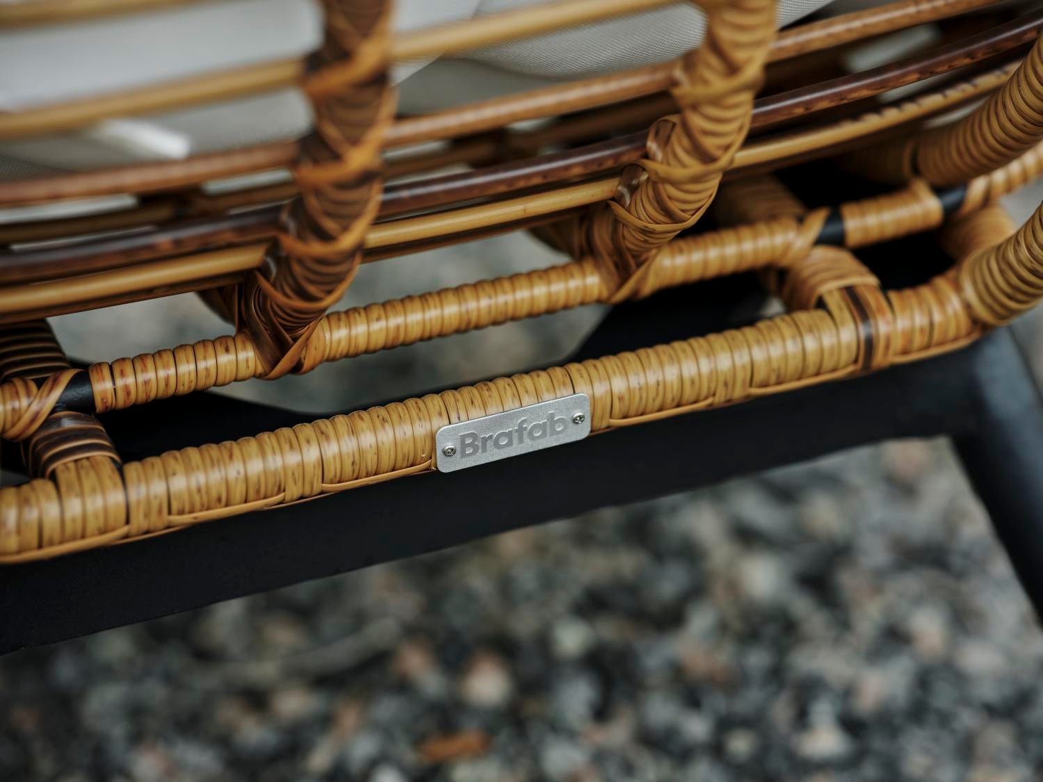 Covelo Loungesessel Natur/weiß