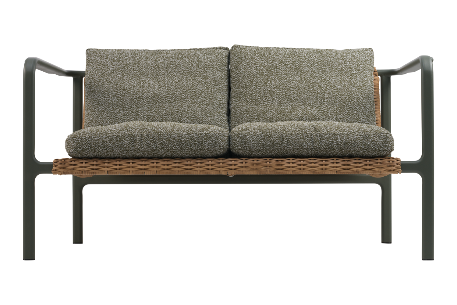 Motty 2-Sitzer Sofa Nordic Green/Teddy Verde