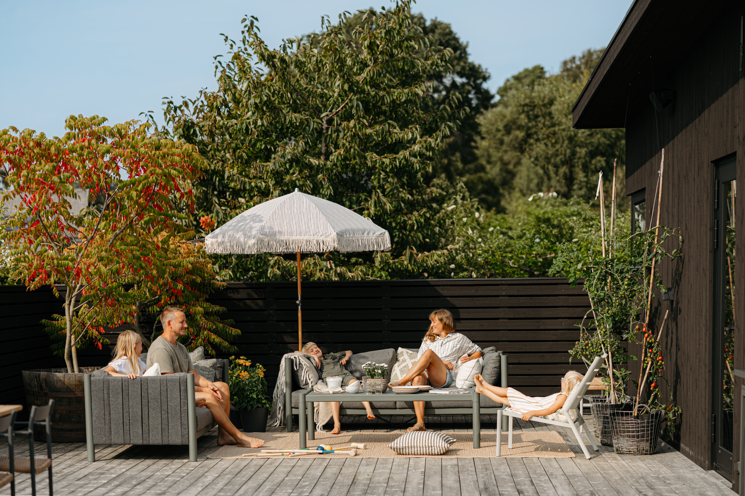 Brad 2,5-Sitzer-Sofa Nordic Green/Charcoal Grey