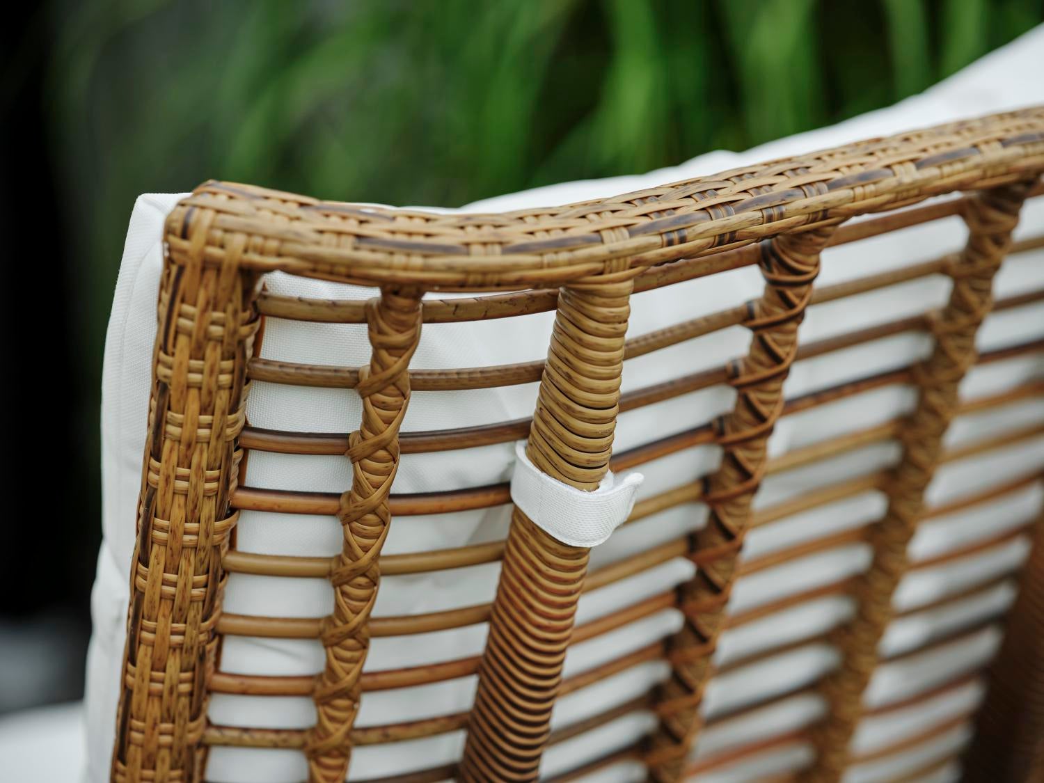 Covelo Loungesessel Natur/weiß