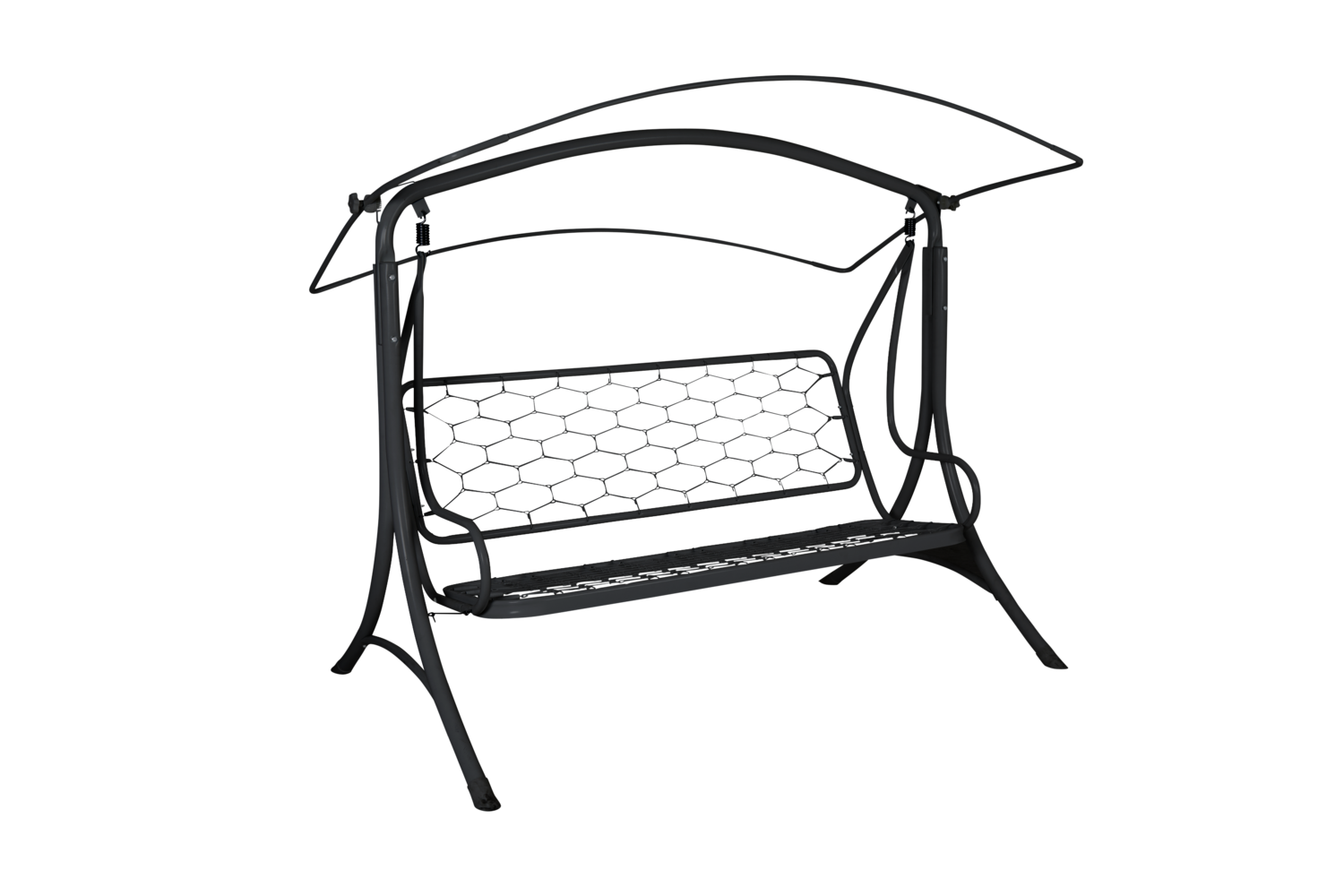 Prag Gartenschaukel Schwarz