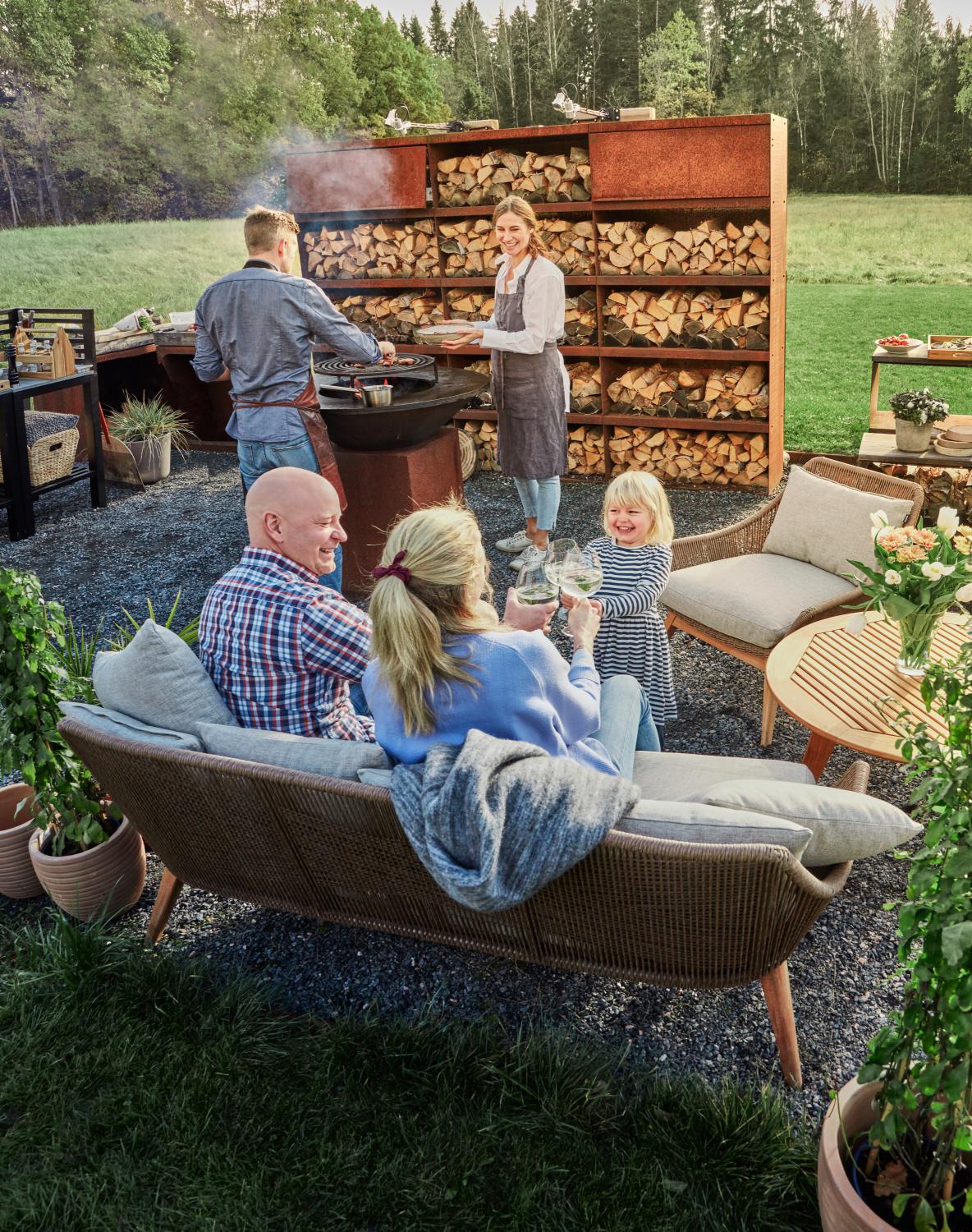 Hassel 2,5-Sitzer-Sofa Natur/beige