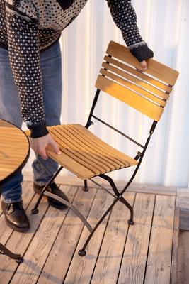 Brewer Diningstuhl Schwarz/teak