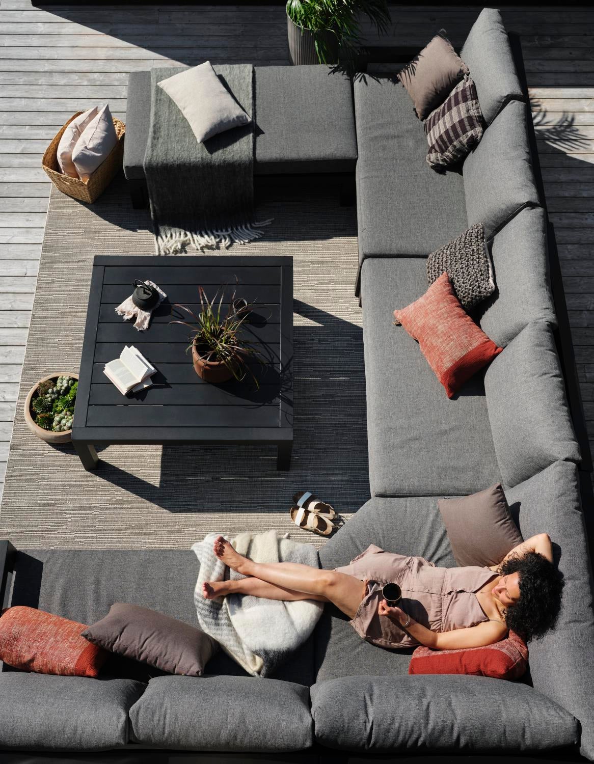 Averio Teppich Hellgrau